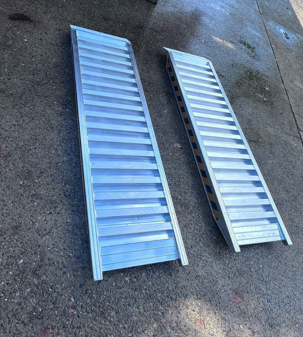 6-Tonne 2.3m x 550mm Aluminium Loading Ramps