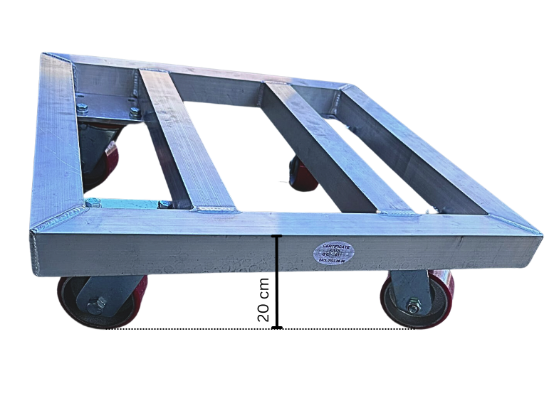 Aluminium Landing Trolley 600×600mm – 1200kg Heavy Duty Movers Dolly