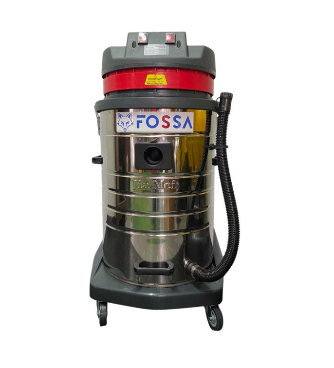 Industrial Wet and Dry Vacuum Cleaner 2.0KW 70L Stainless Steel Heavy Duty - BF580