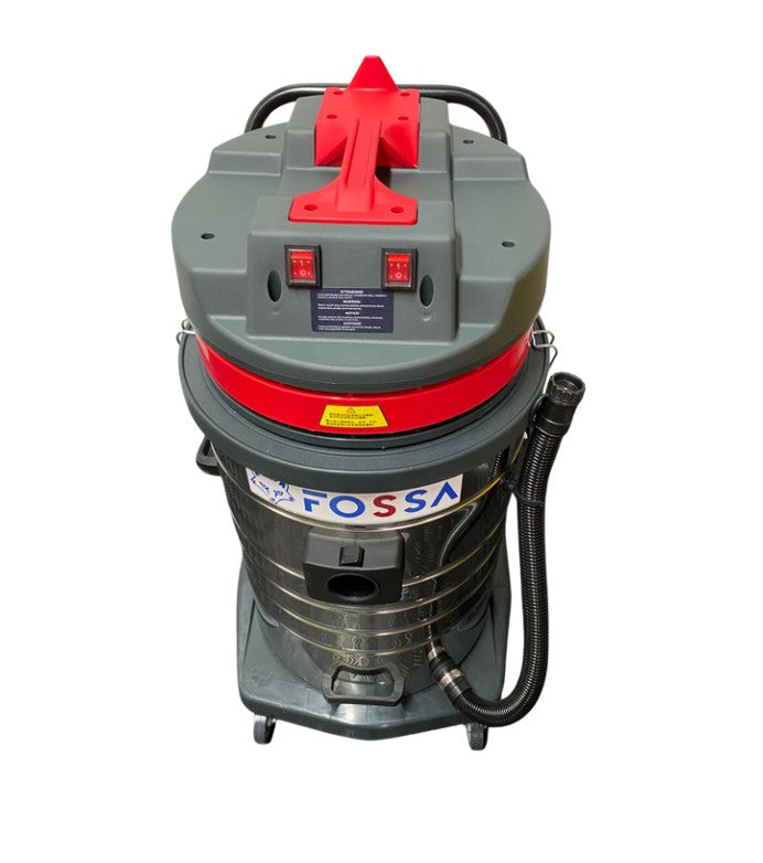 Industrial Wet and Dry Vacuum Cleaner 2.0KW 70L Stainless Steel Heavy Duty - BF580