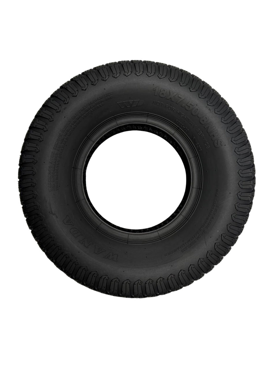 1 x COMMERCIAL RIDE ON MOWER 4 PLY  TYRES (18 x 7.5 - 8)