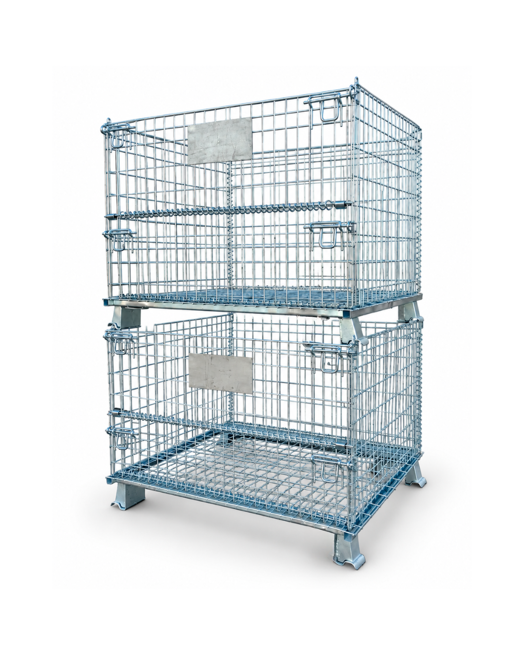 Collapsible Foldable Stackable Wire Mesh Storage Cage 1-Tonne
