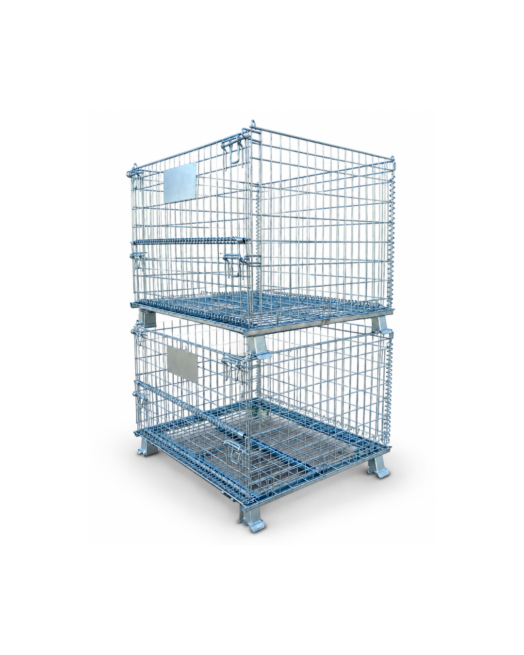 Collapsible Foldable Stackable Wire Mesh Storage Cage 1-Tonne