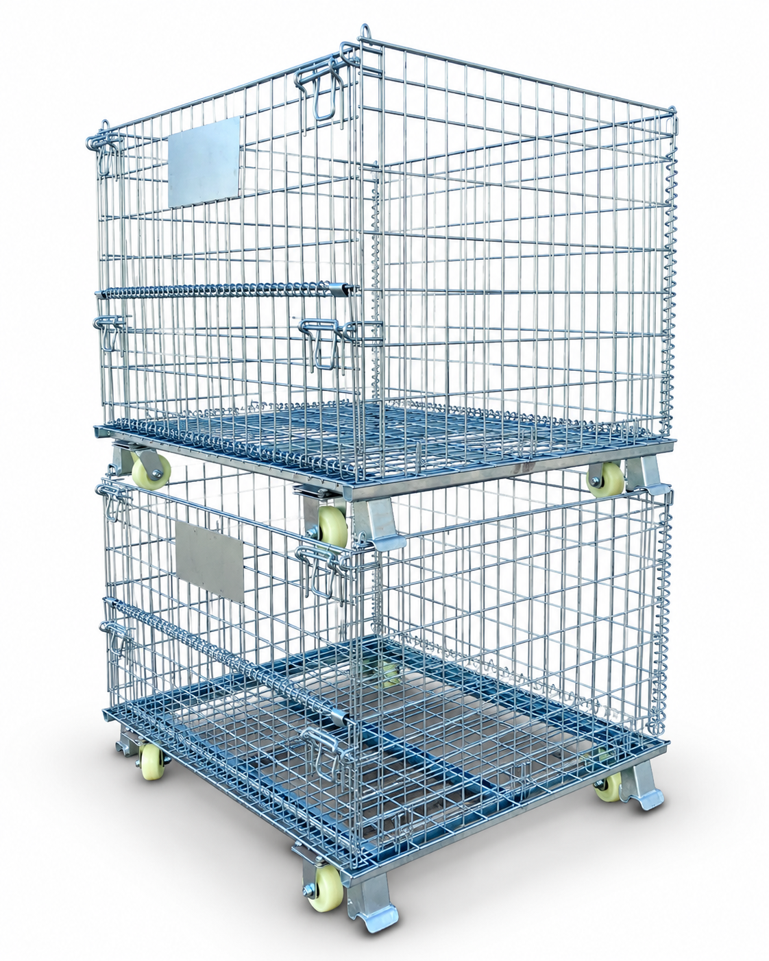 Collapsible Foldable Stackable Wire Mesh Storage Cage 1-Tonne