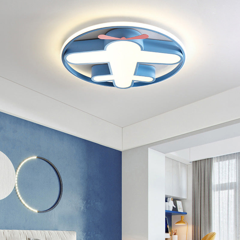 Aeroplane LED Kids Bedroom Ceiling Light