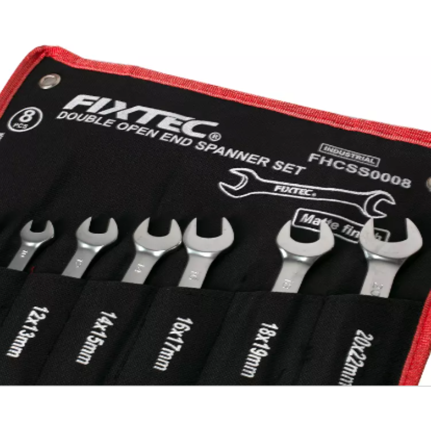 FIXTEC Double Open End Spanner Set (8 Pcs)