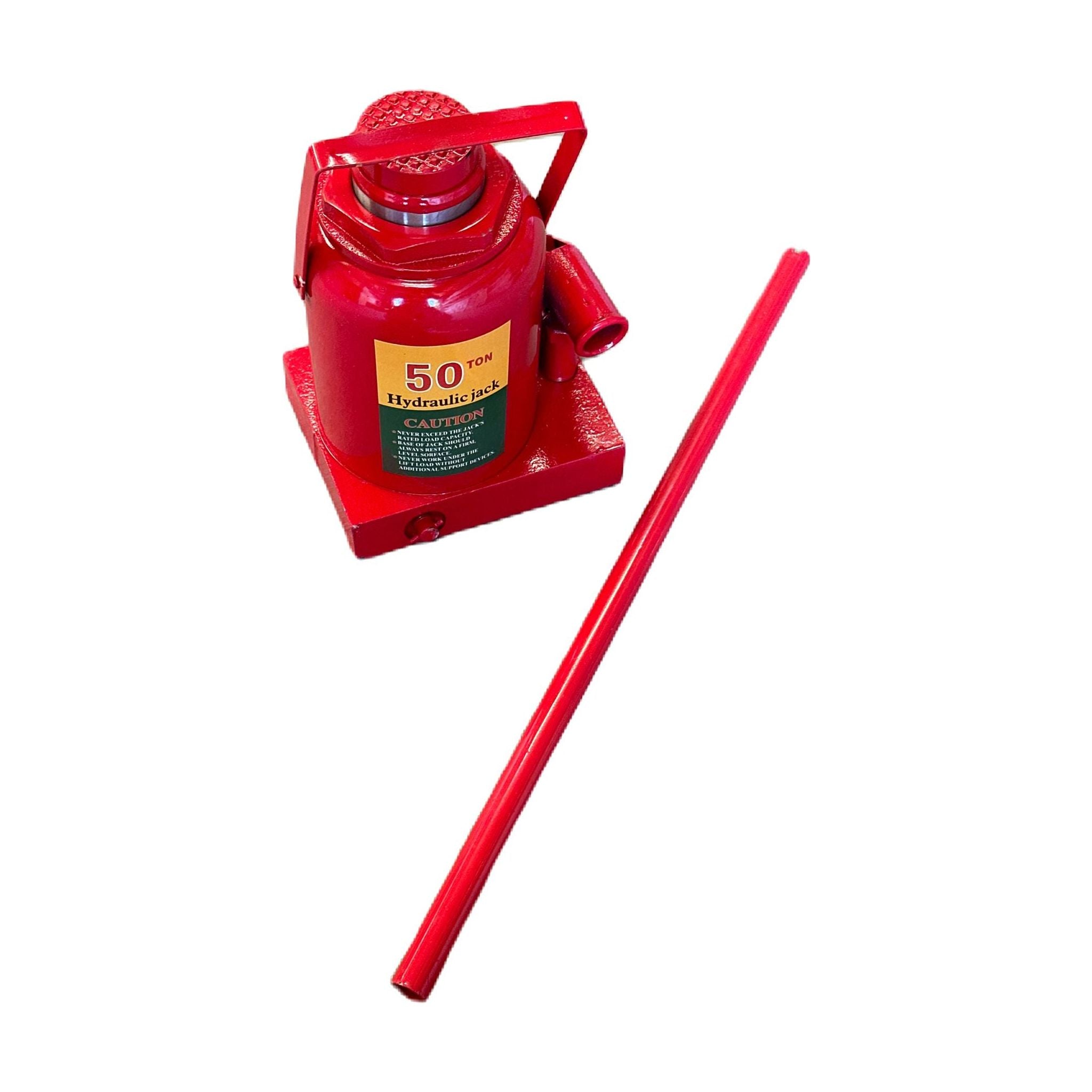 Heavy-Duty Hydraulic Bottle Jack / Car Lift Jack - 50 Ton
