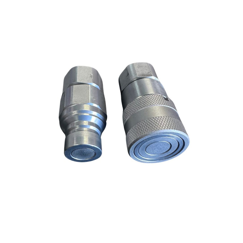 Hydraulic Quick Connect Coupler Set – 1/2" Flat Face