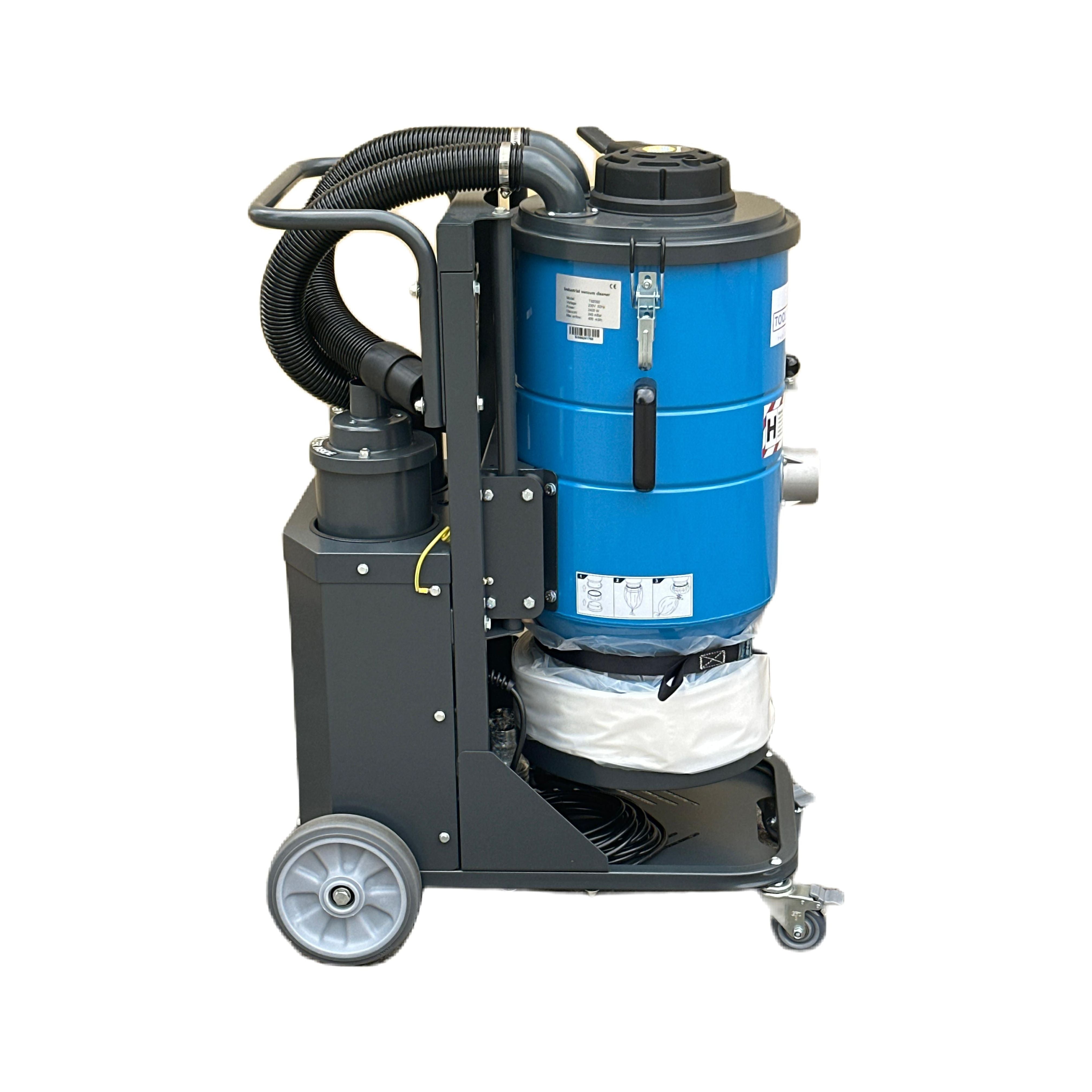Industrial Single Phase HEPA 2.4KW Dust Extractor Collector - TS2000
