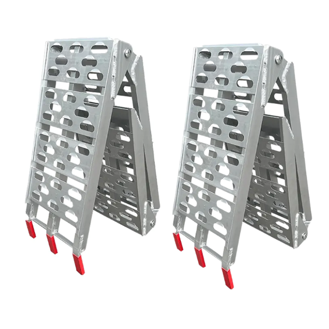 680kg 2.22m X 280mm Tri-Fold  Aluminium Loading Ramps