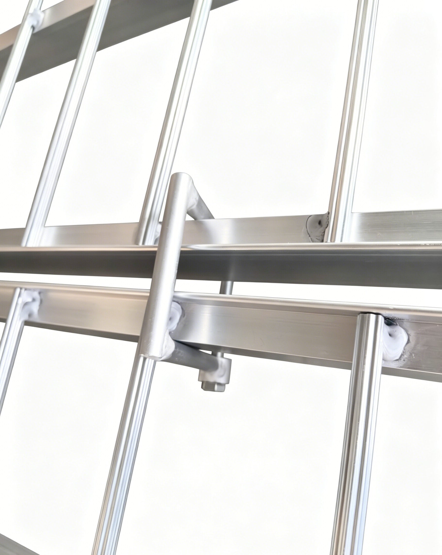 Aluminium Curved Folding Loading Ramp - 680kg Capacity