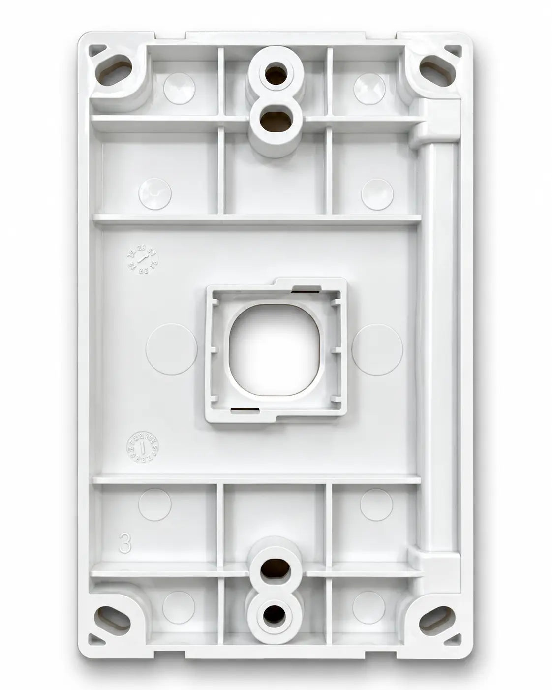 Light Switch Covers 1 & 2 Gang Switch Plates – White