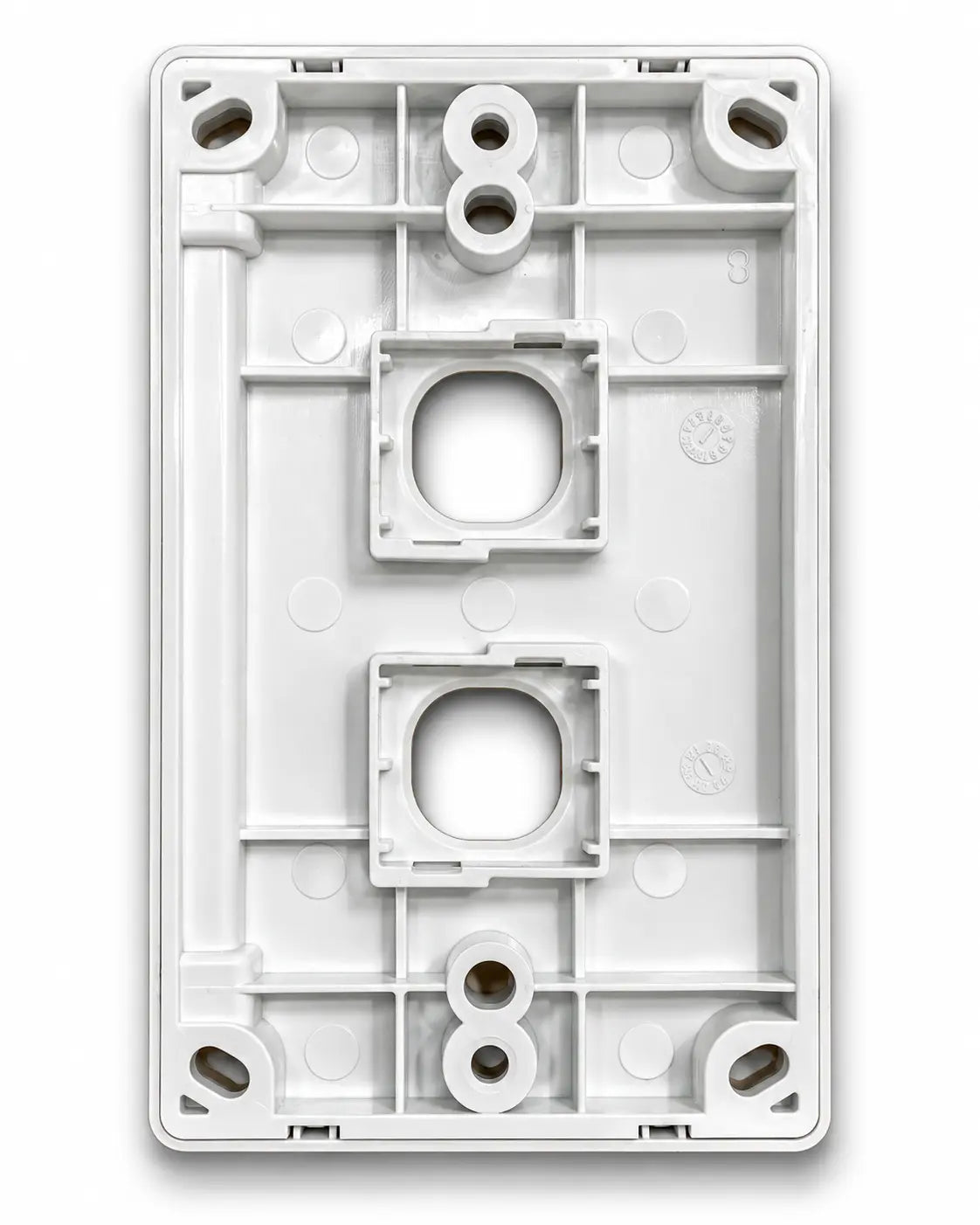 Light Switch Covers 1 & 2 Gang Switch Plates – White