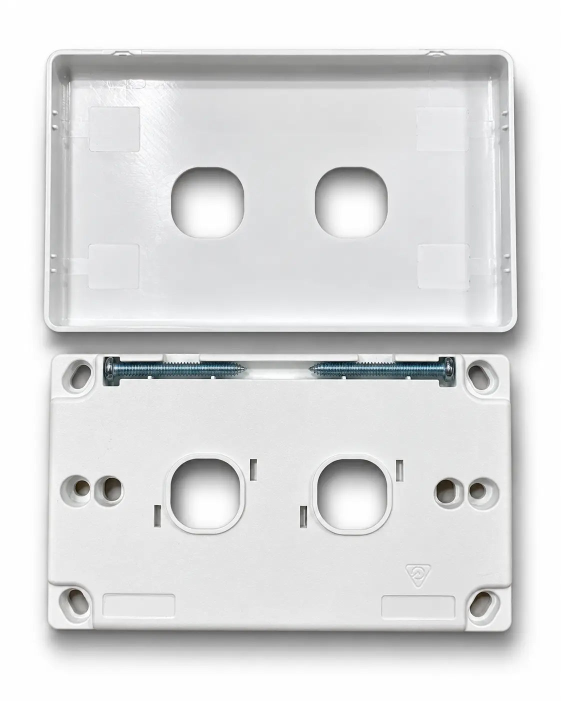 Light Switch Covers 1 & 2 Gang Switch Plates – White