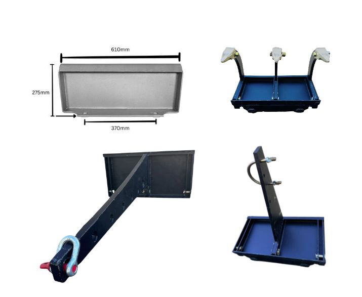Multi tool - ripper, tow hitch, tree boom, transporting system for Mini Loader - Dingo, Toro, Vermeer, Boxer & Viking