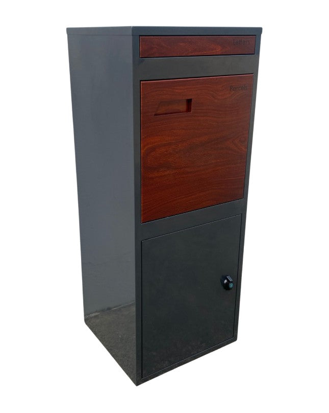 Fossa Darwin Parcel Letterbox - Charcoal