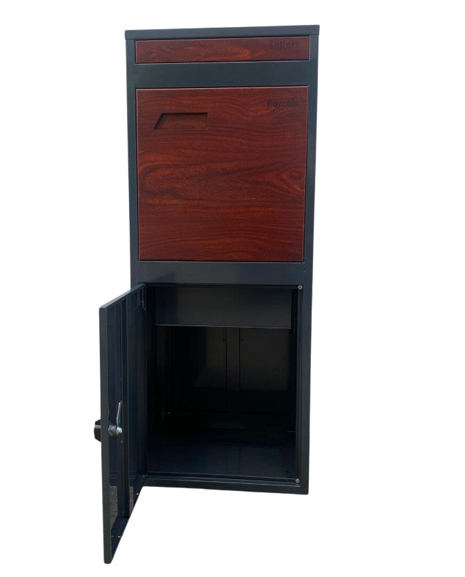 Fossa Darwin Parcel Letterbox - Charcoal