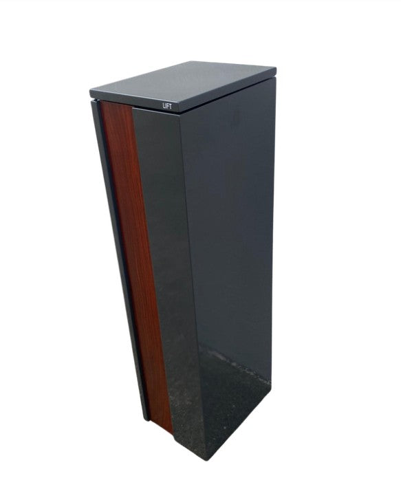 Fossa Glebe Parcel Slimline Letterbox - Charcoal