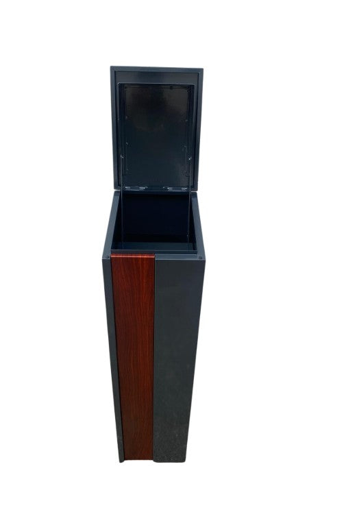 Fossa Glebe Parcel Slimline Letterbox - Charcoal
