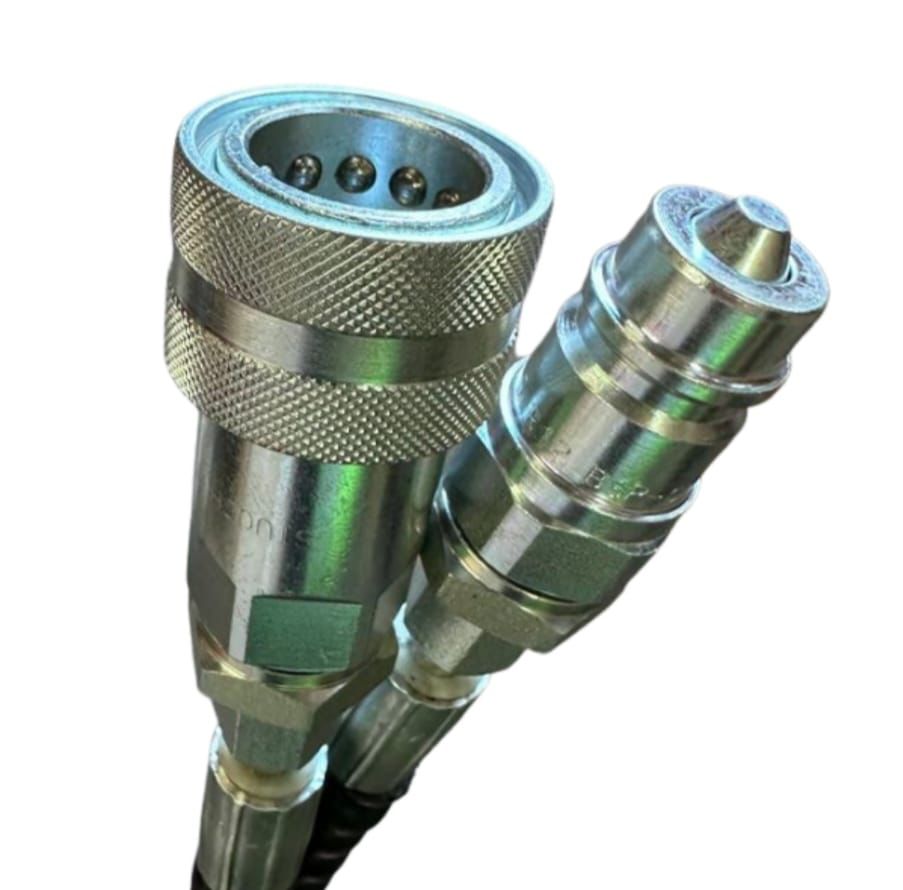 Poppet Style Hydraulic Couplings 1/2" suit Dingo/Kanga Minidiggers