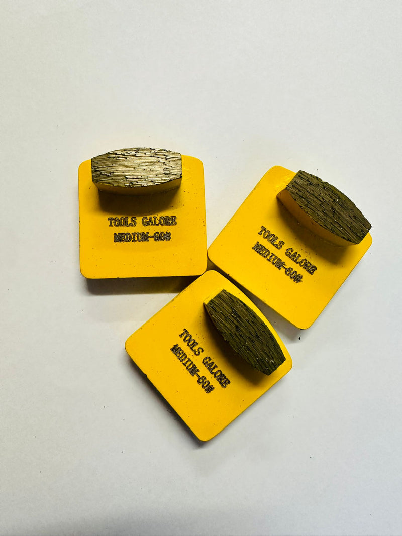 Redi-Lock Concrete Grinding Shoe 60#  Fit Husquarna - 3 pack