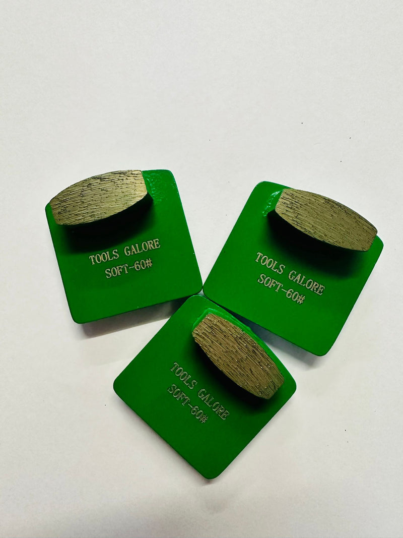 Redi-Lock Concrete Grinding Shoe 60#  Fit Husquarna - 3 pack