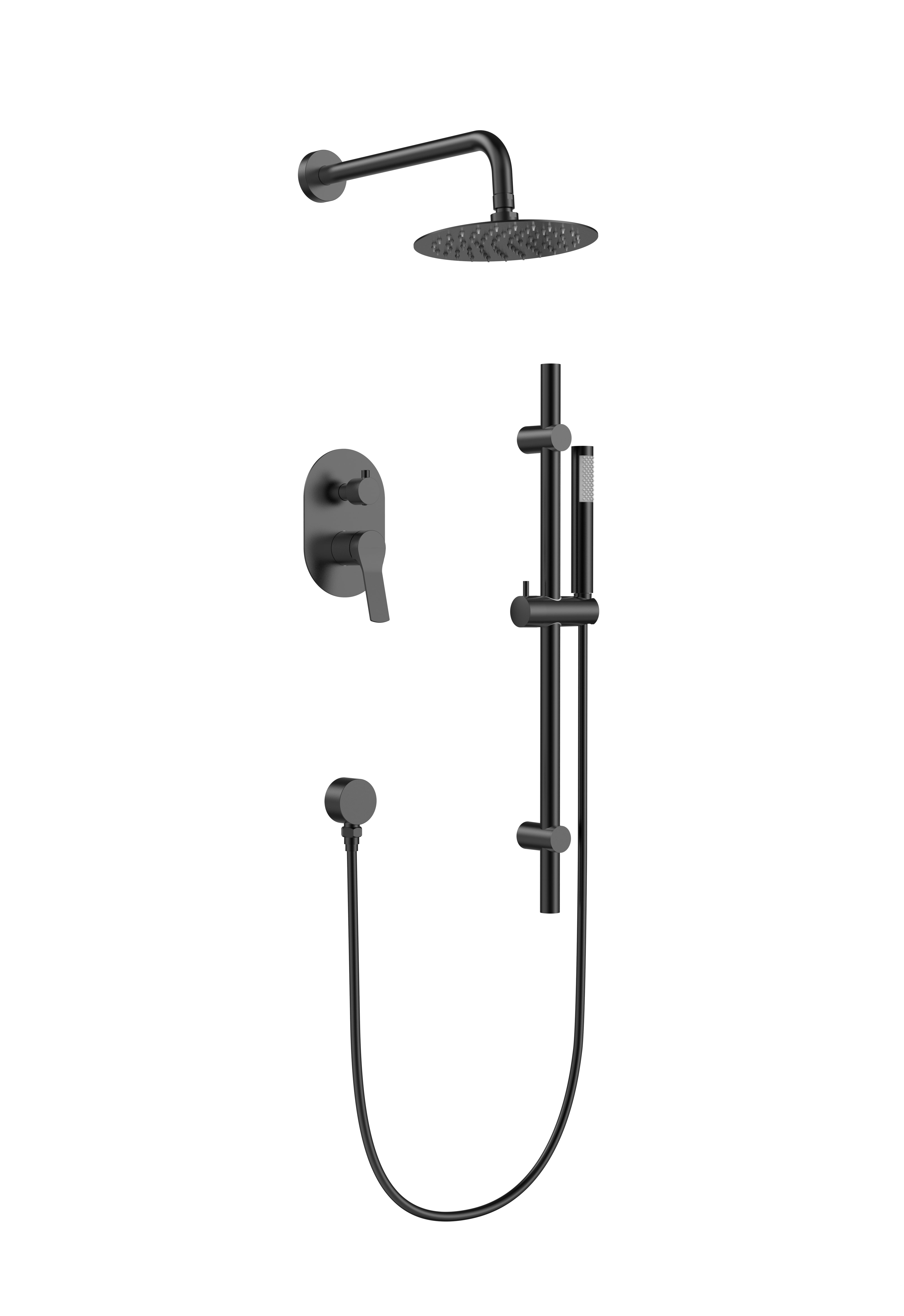 Fossa Rosana Twin Shower Set with Diverter Mixer – Rain Shower & Hand Shower