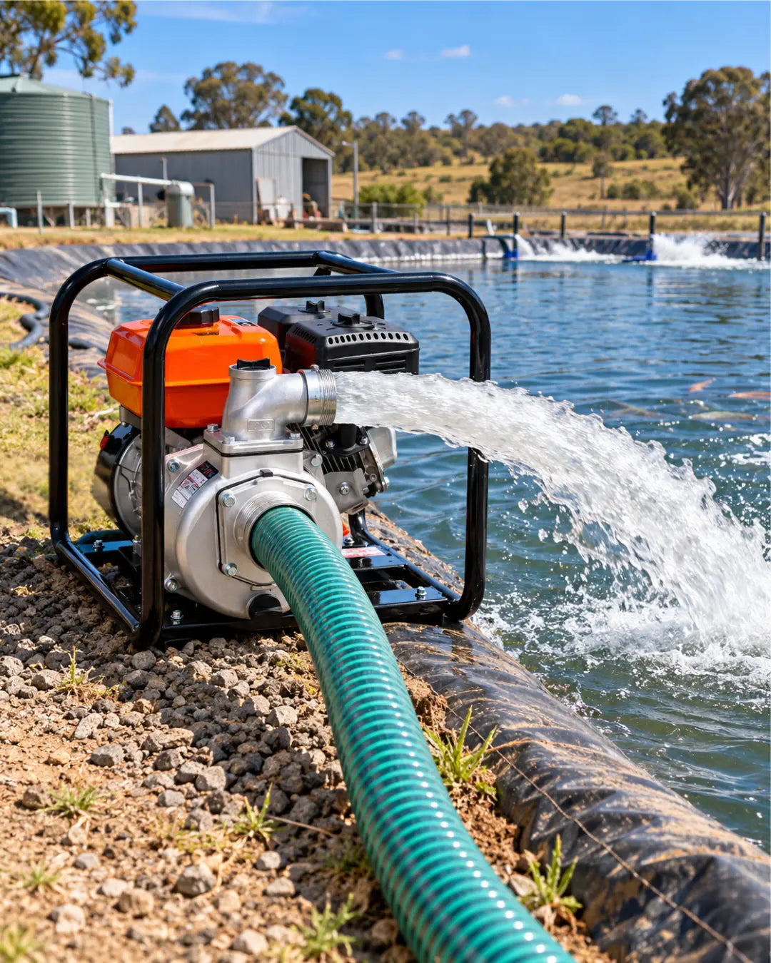 Fossa TJWP-50 6.5HP Petrol Water Pump – 2 Inch, 30,000 L/h