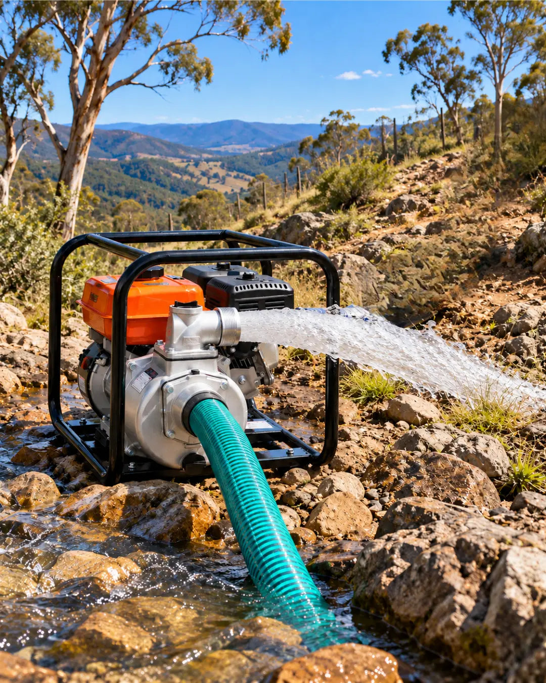 Fossa TJWP-50 6.5HP Petrol Water Pump – 2 Inch, 30,000 L/h