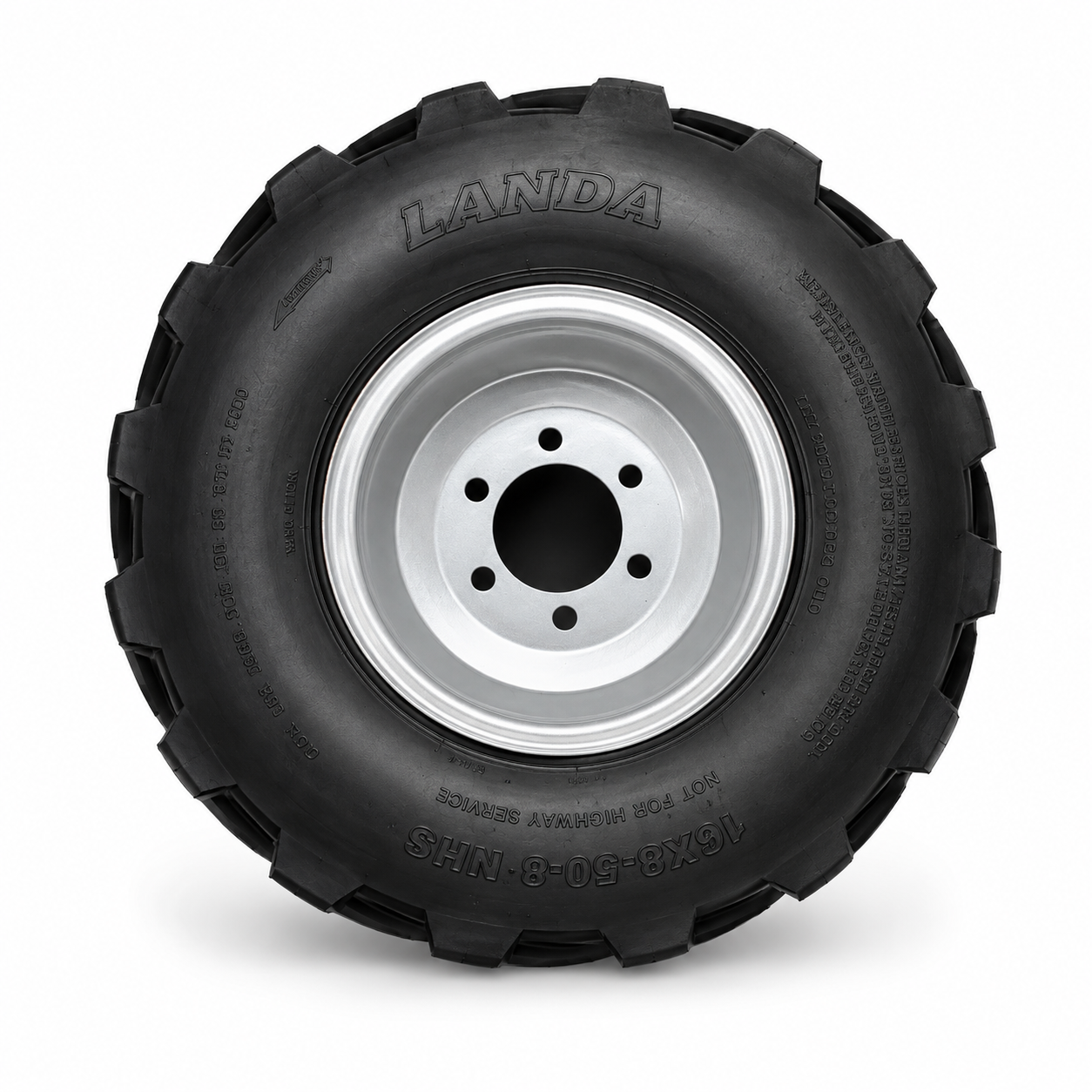 Tyre and Rim for Fossa Mini Skid Steer M23