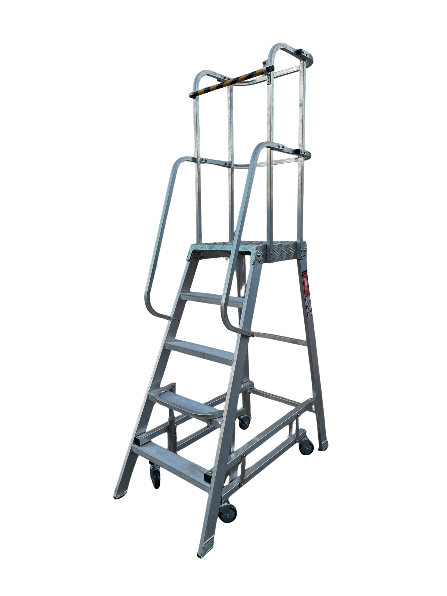1.2m Industrial Order Picking Ladder | 150kg Load Capacity