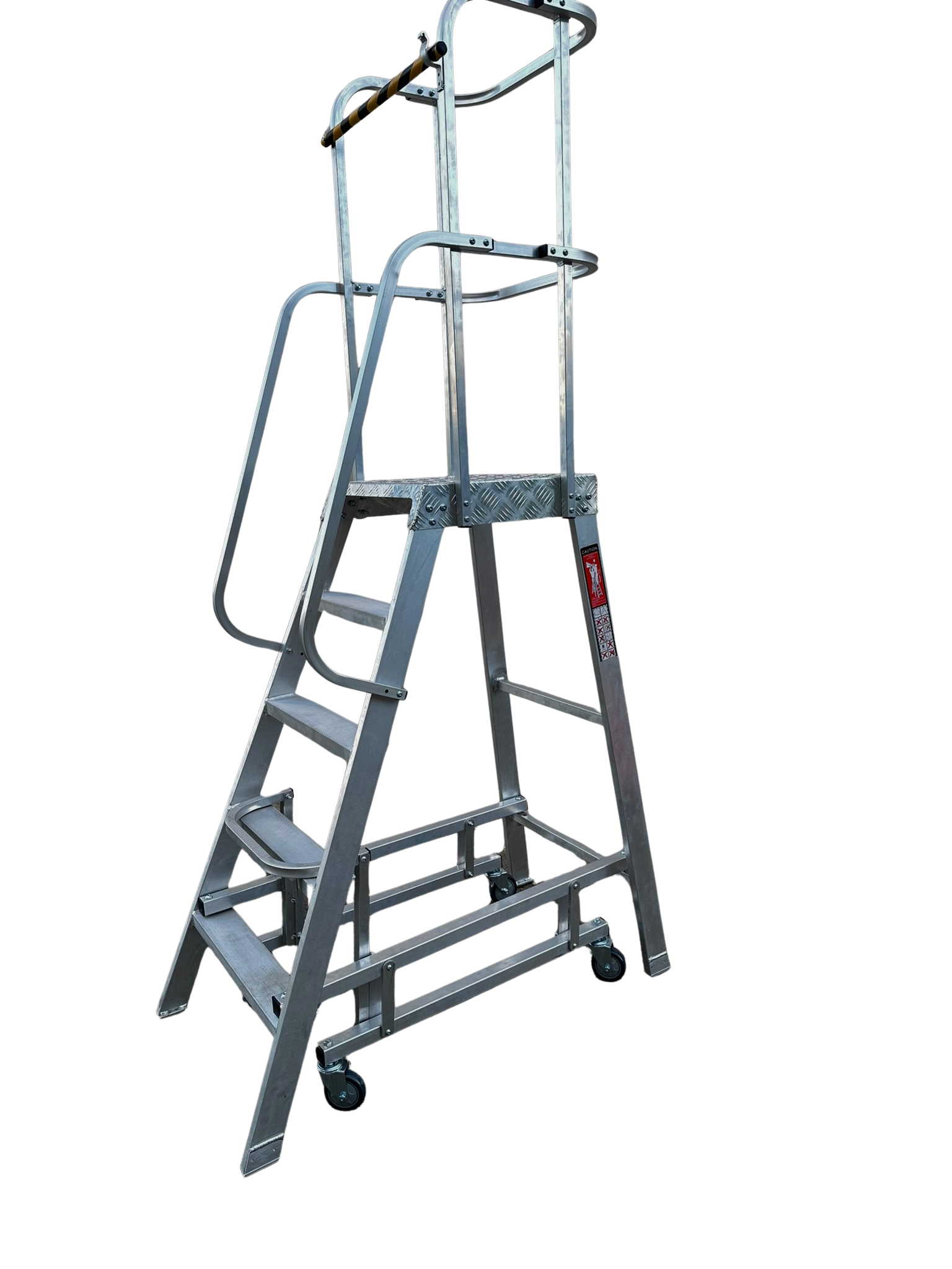 1.2m Industrial Order Picking Ladder | 150kg Load Capacity