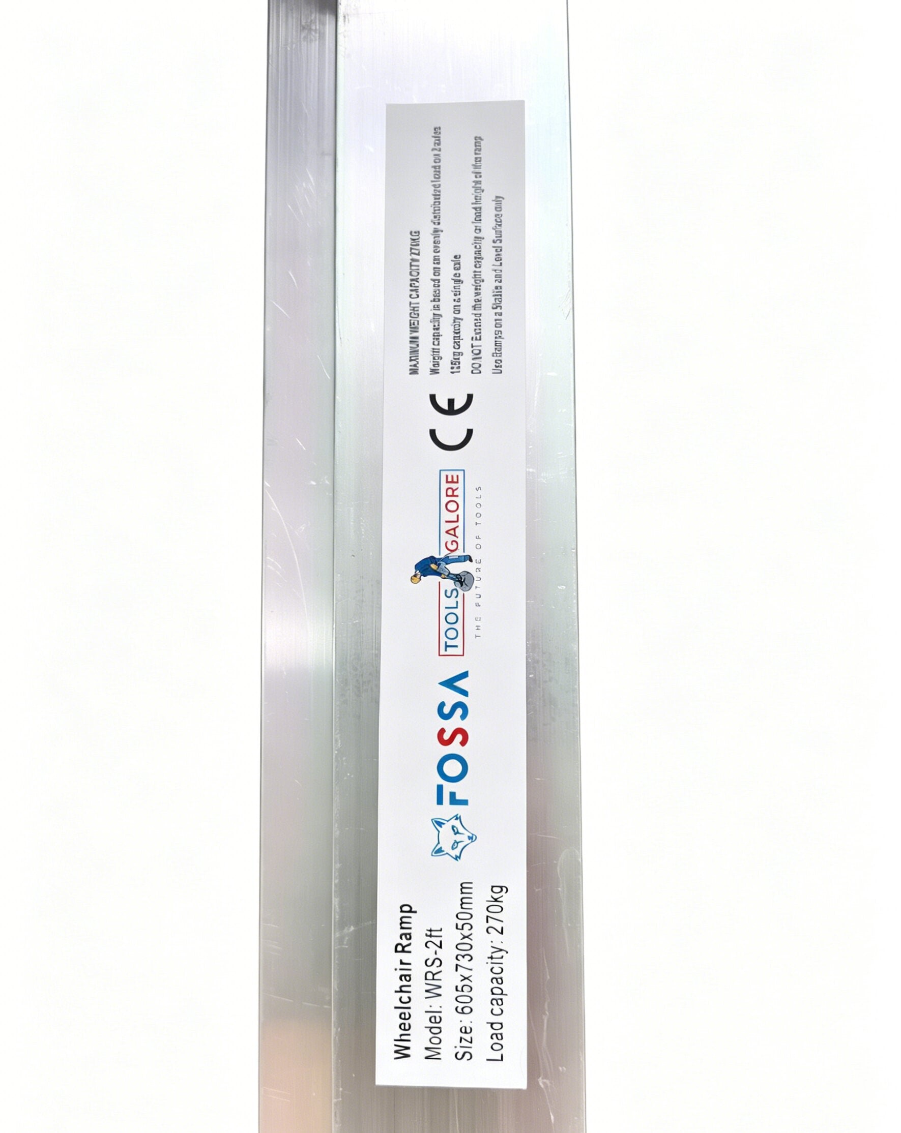 Aluminium Single Fold Wheelchair Ramp - 270kg Capacity