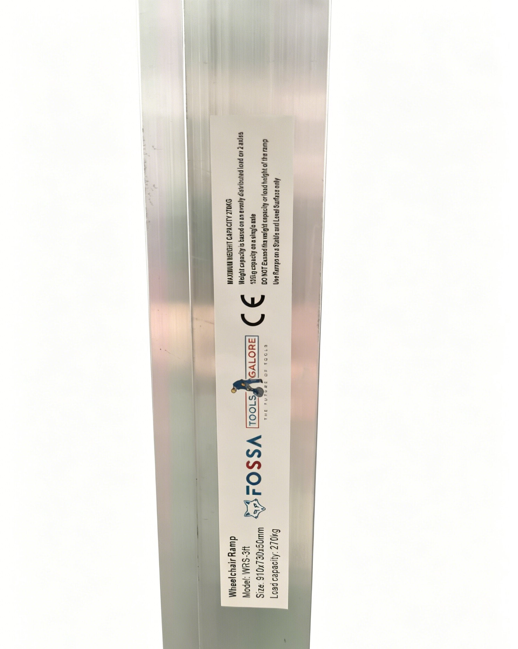 Aluminium Single Fold Wheelchair Ramp - 270kg Capacity
