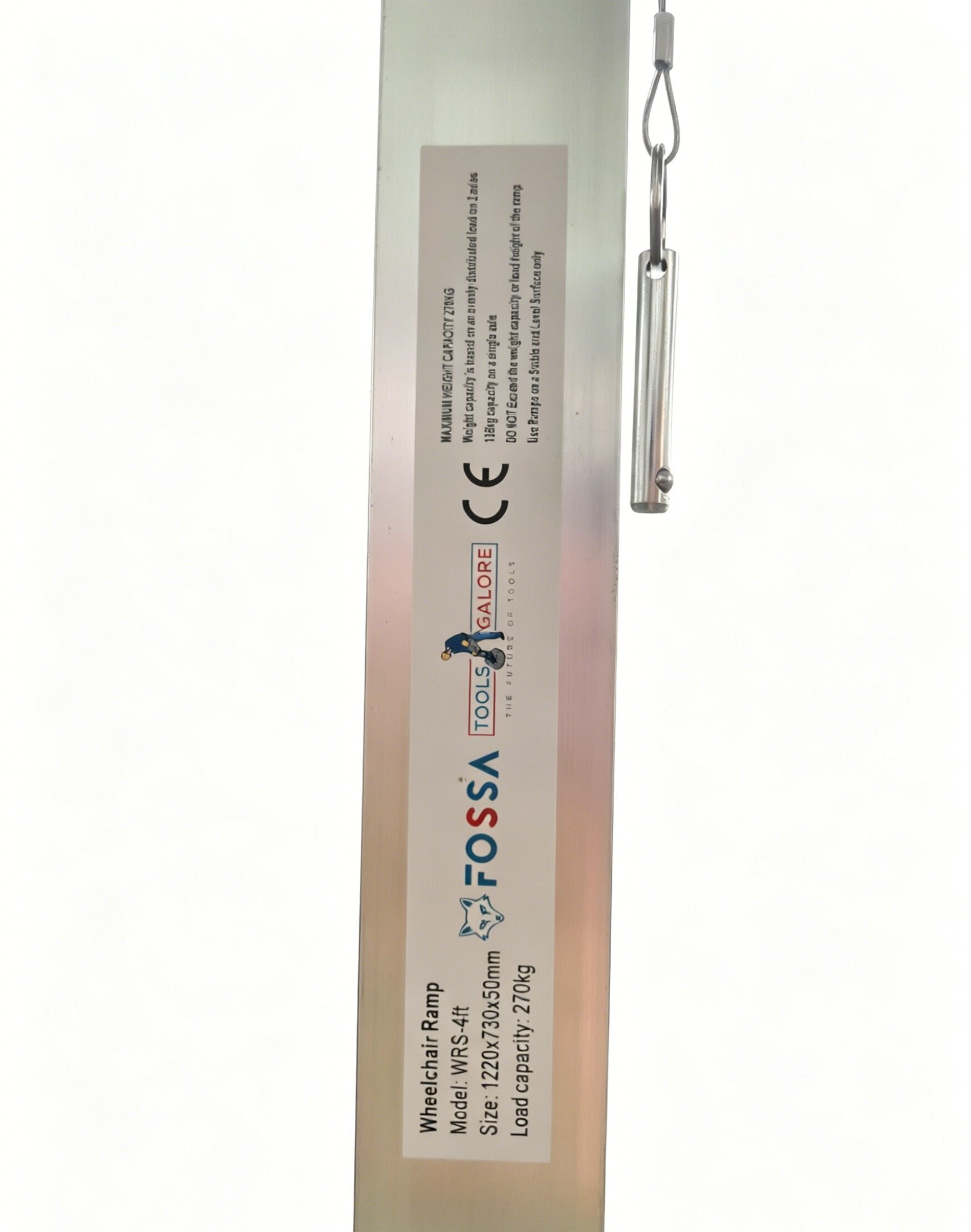 Aluminium Single Fold Wheelchair Ramp - 270kg Capacity