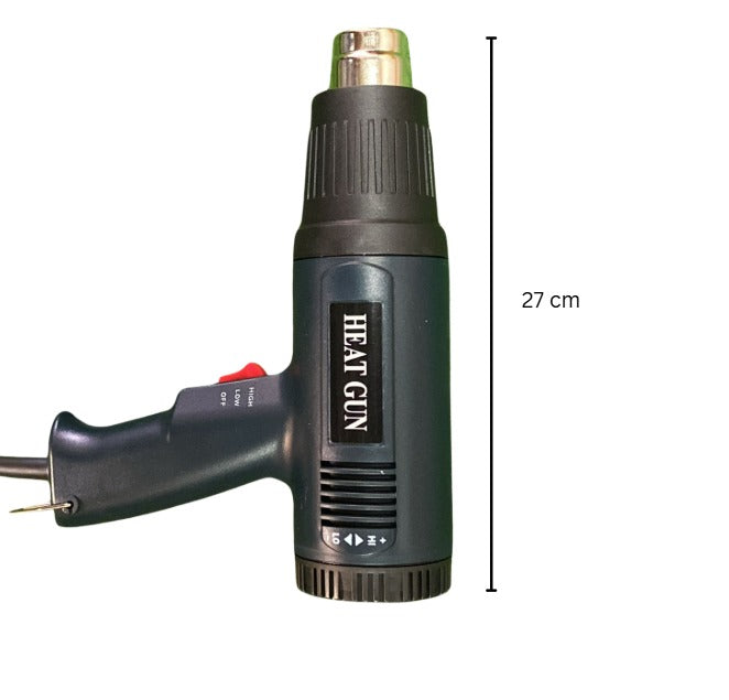 Electric Hot Air Heat Gun Black 1800W - 866B