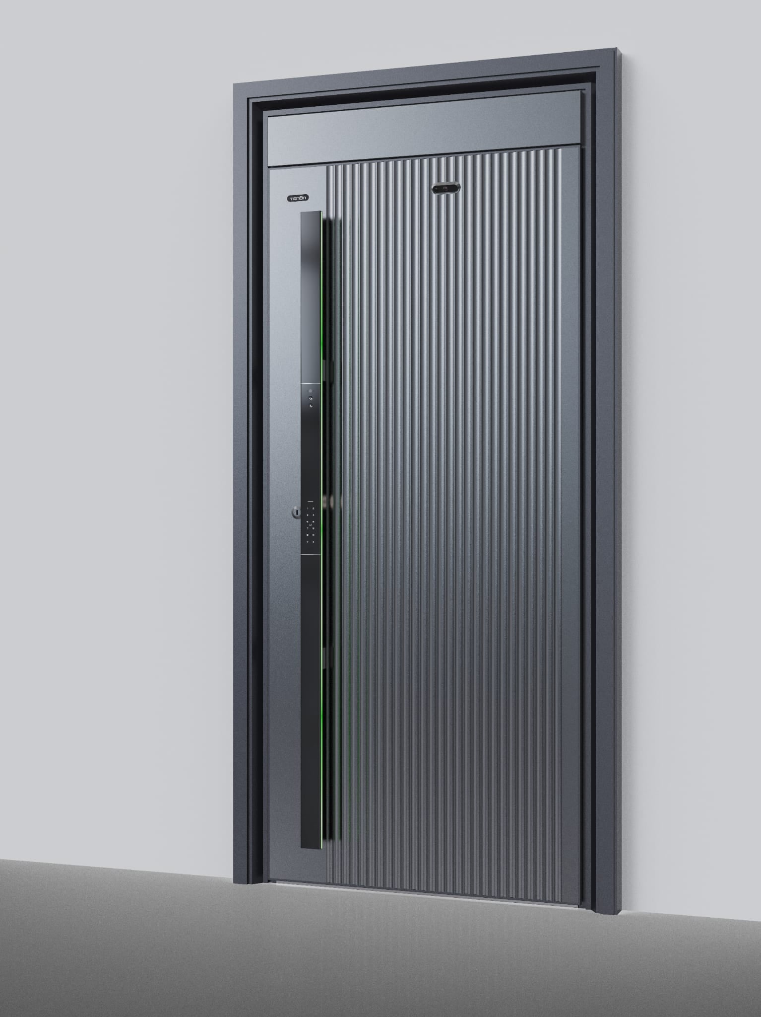 Tenon Aluminum Door with Smart Lock System & Artificial Intelligence - M86