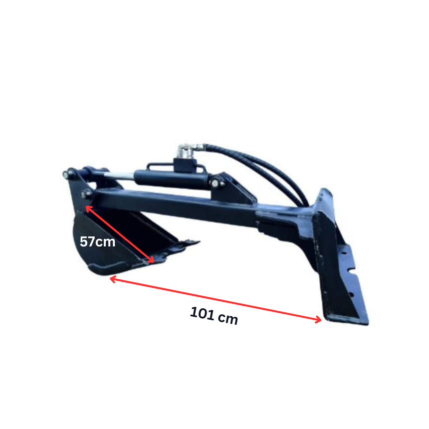 Digger attachment for Mini Loader - Dingo, Toro, Vermeer, Boxer & Viking - 1600x900x400mm