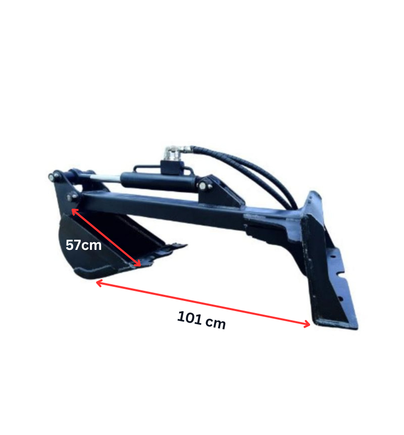 Backhoe for Mini Loader - Dingo, Toro, Vermeer, Boxer & Viking - 1600x900x400mm