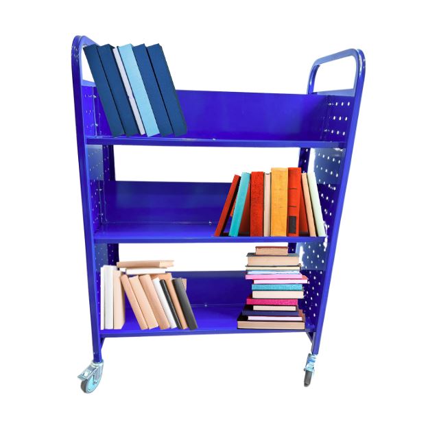 Book Shelf Trolley / Library Cart - 100kg
