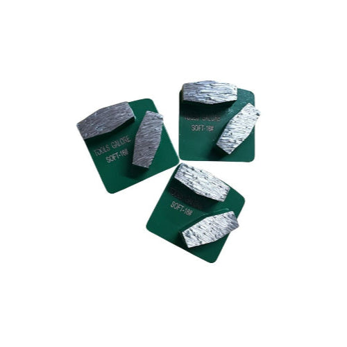 Redi-Lock Concrete Grinding Shoe 16#  Fit Husquarna  (Two Segments) - 3 pack