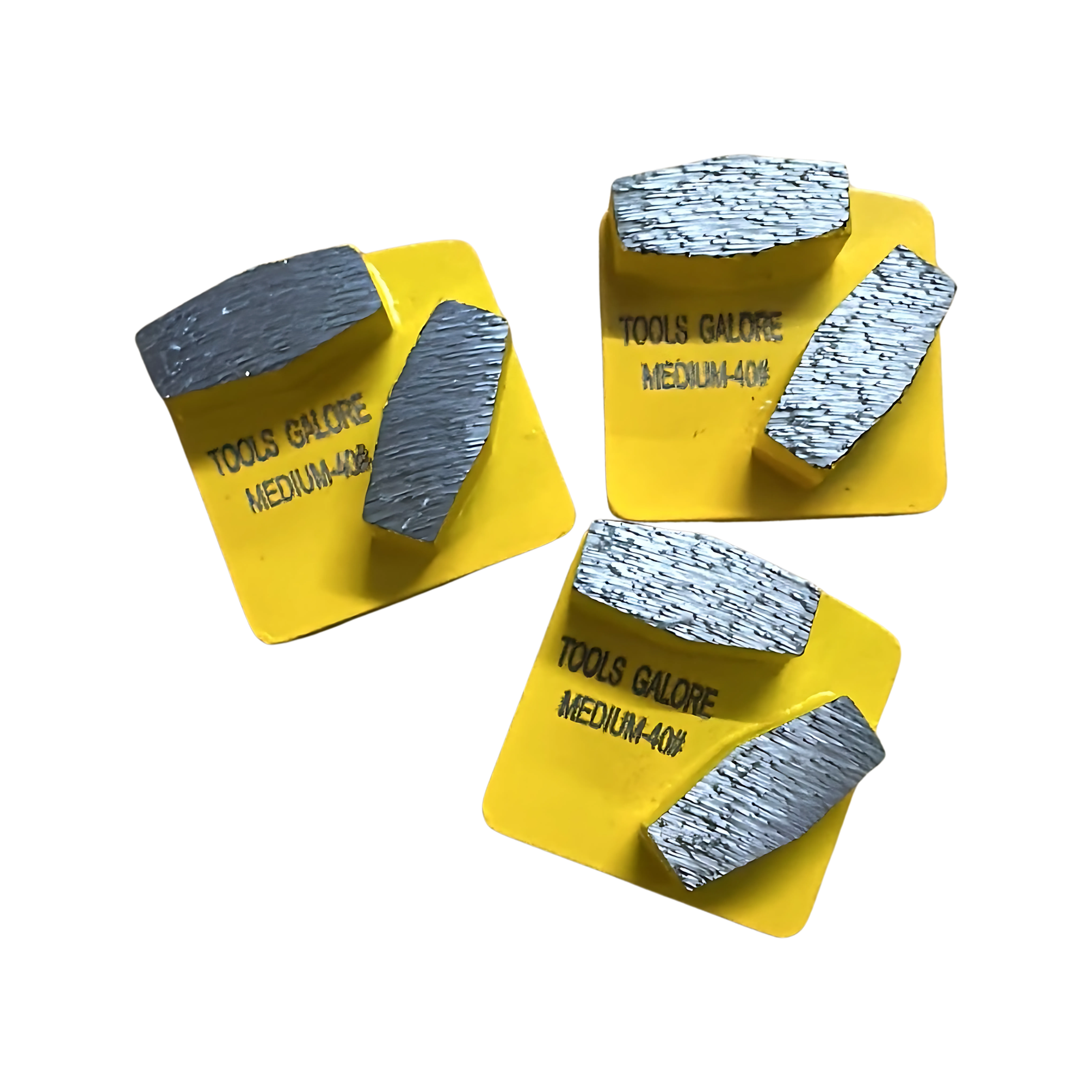 Redi-Lock Concrete Grinding Shoe 40#  Fit Husquarna  (Two Segments) - 3 pack