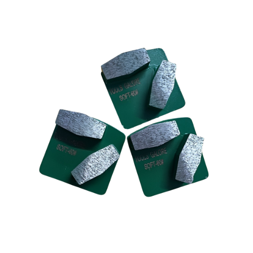 Redi-Lock Concrete Grinding Shoe 60#  Fit Husquarna  (Two Segments) - 3 pack