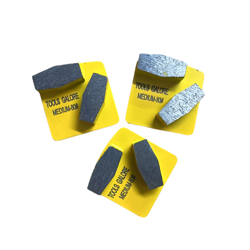 Redi-Lock Concrete Grinding Shoe 80#  Fit Husquarna  (Two Segments) - 3 pack