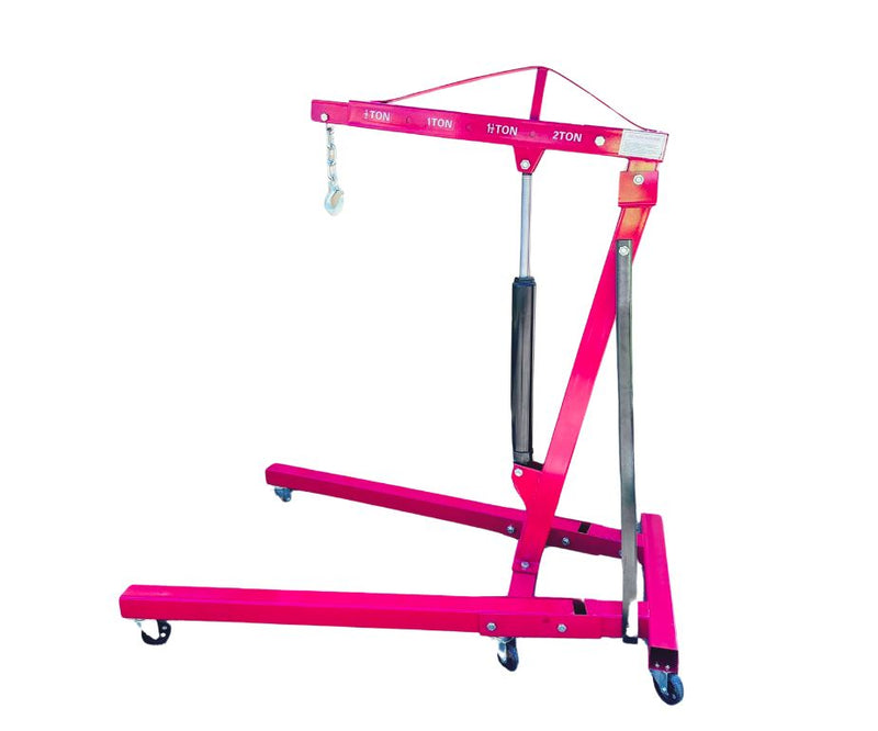 TOOLSGALORE 2 Ton Hydraulic Engine Crane Folding Hoist
