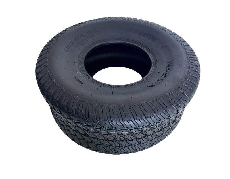 1 x COMMERCIAL RIDE ON MOWER 4 PLY TYRES -8" ( 20 x 8- 8" )