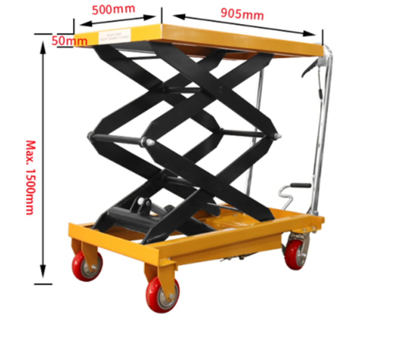 350 kg Hydraulic lift table (1.5m high)