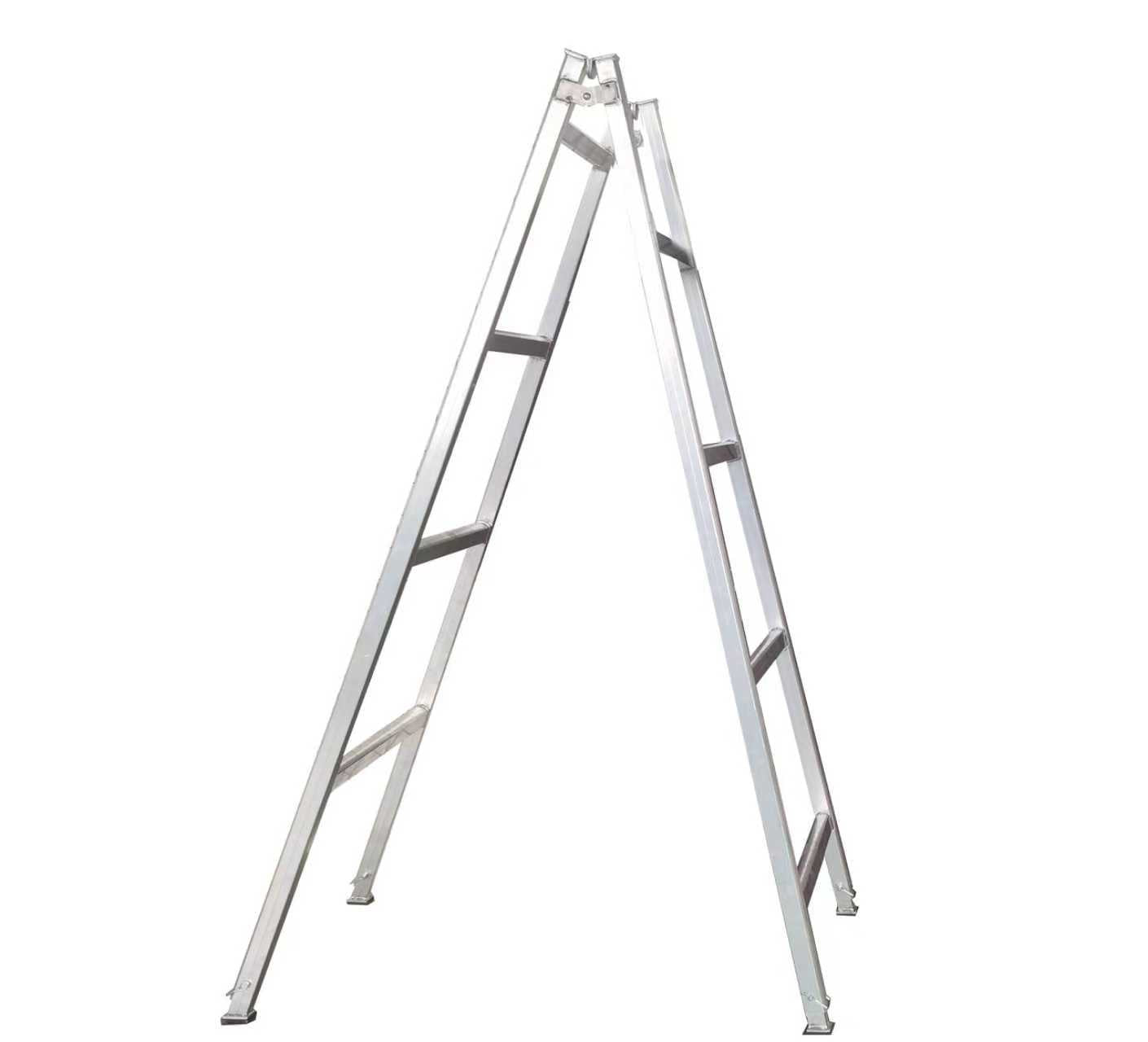 Aluminium Trestle Ladders (With Adjustable Legs) - 1.9m to 4.8m