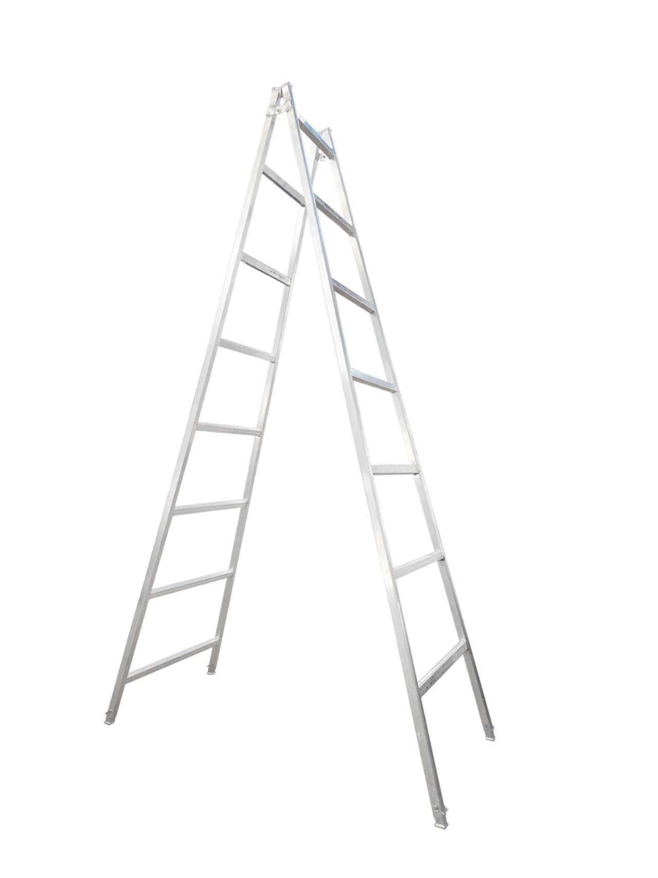 Aluminium Trestle Ladders (With Adjustable Legs) - 1.9m to 4.8m