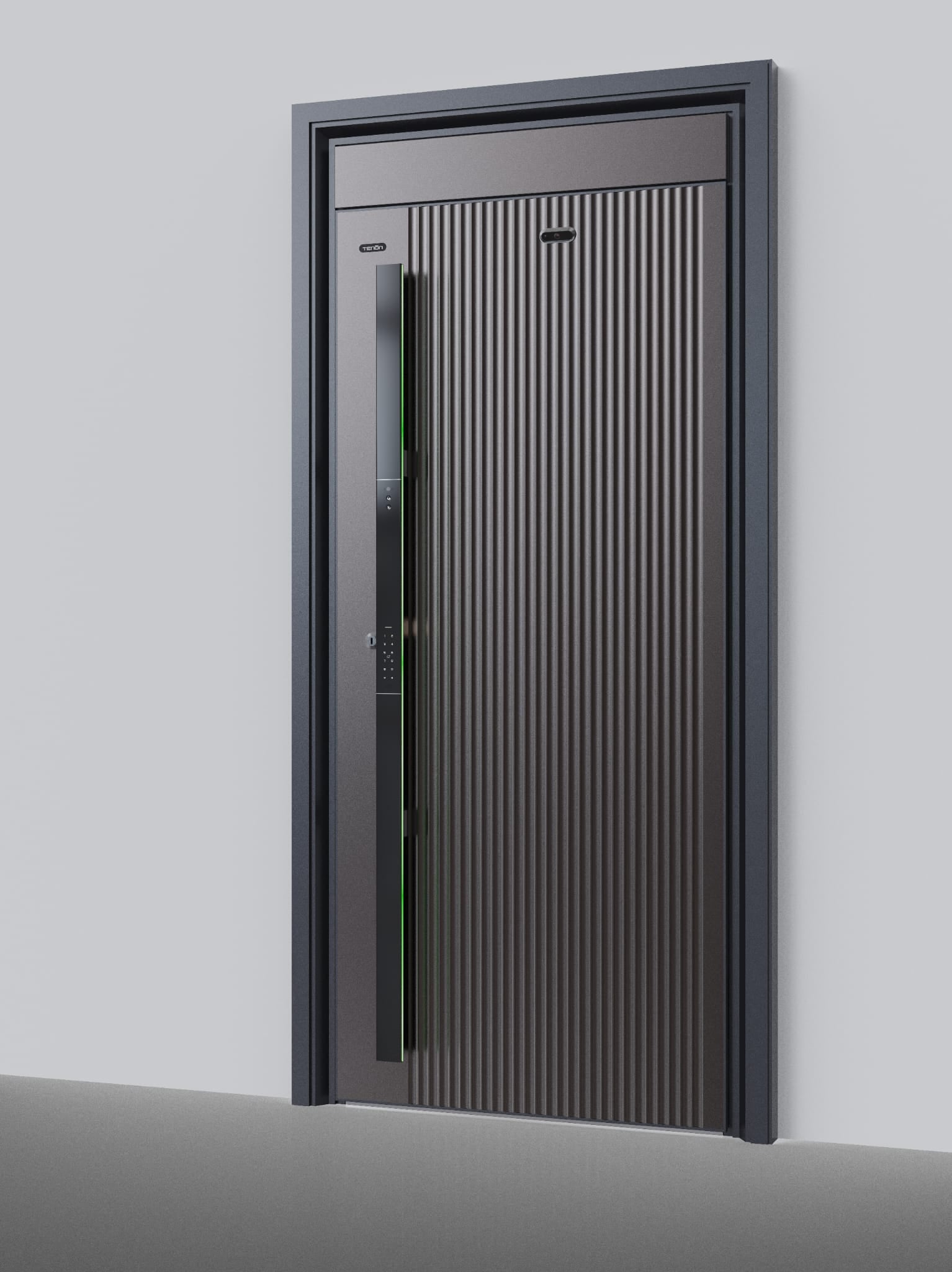 Tenon Aluminum Door with Smart Lock System & Artificial Intelligence - M86